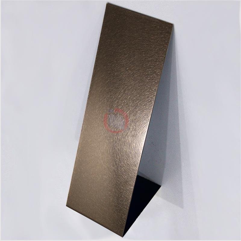 Gaobi And a stainless steel rose gold plate  Hotel decoration materials