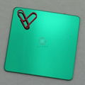 High ratio 304 stainless steel Plate Mirror Emerald Green 4