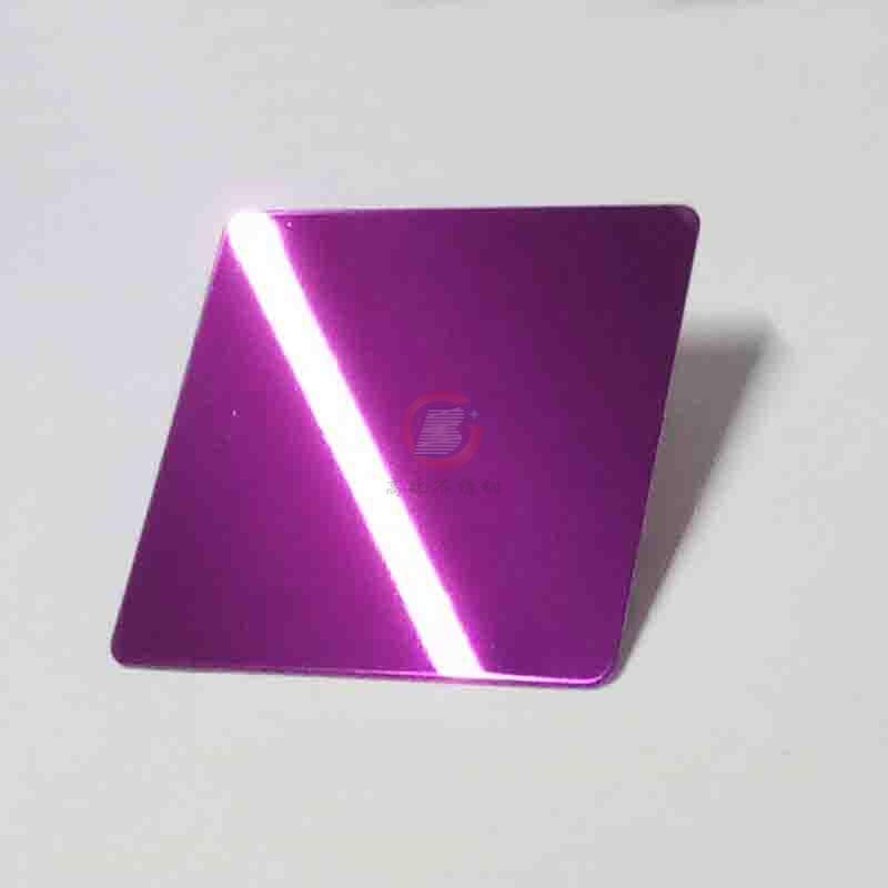 High ratio 304 mirror stainless steel mauve