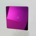 High ratio 304 mirror stainless steel mauve
