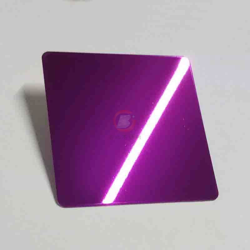 High ratio 304 mirror stainless steel mauve 3
