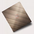 High ratio 304 stainless steel plate cross-wire drawing, club metal decoration