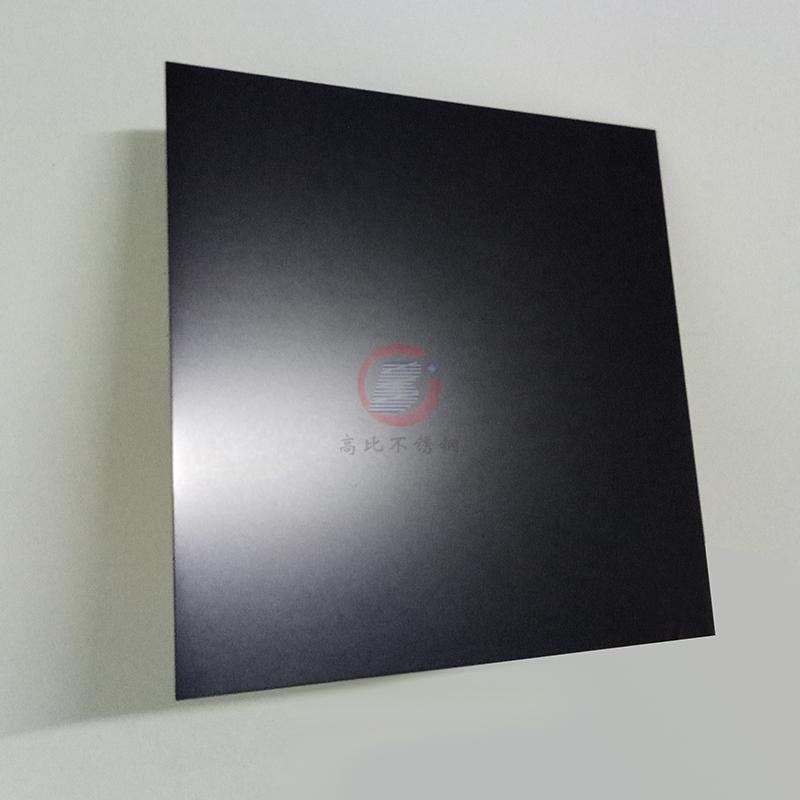 304 sand blasting, dark black + Matte anti-fingerprint, stainless steel plate