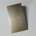 High ratio 304 bronze matte stainless steel sheet with random striations