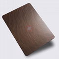 High Ratio 1814 hand-scrawled red bronze blackened stainless steel