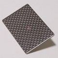High ratio 304 stainless steel small square pattern local matte embossing board