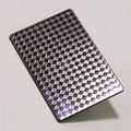 High ratio 304 stainless steel matte, embossed panel small lozenge