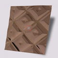 High ratio 316L Brown stainless steel stamping checkered pattern