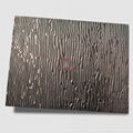 High ratio 304L black stainless steel stamped wood grain