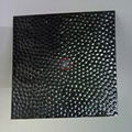 High ratio 304 black Titanium Mirror stainless steel stamping honeycomb pattern