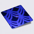 High Ratio 316 sapphire blue stainless steel sandblasted etching plate