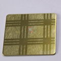 High Ratio 316 stainless steel titanium gold mirror local random lines