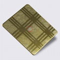 High Ratio 316 stainless steel titanium gold mirror local random lines