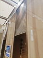 Elevator door 304 wire drawing rose gold stainless steel full welding screen