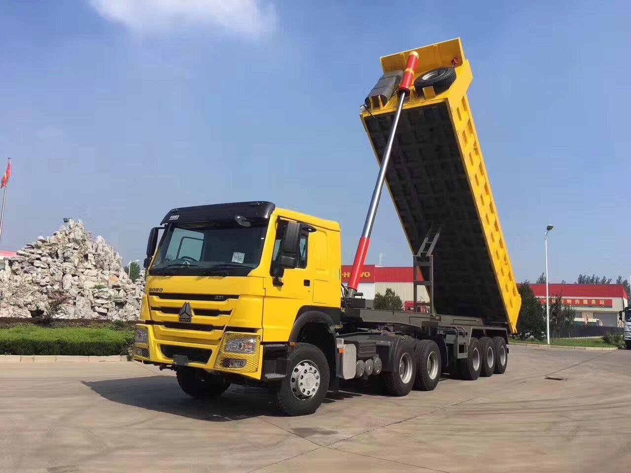 Truckman 3 Axles Dump Semi Trailer 60 tons loading 2