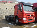 Howo 6x4 tractor truck 60 tons loading 4