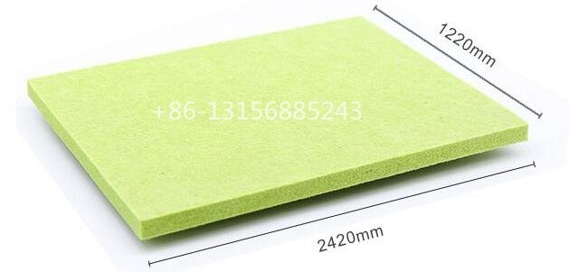 #BS044 Green# Polyester Fiber Acosutic Panel
