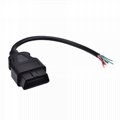 obd2公头16针连接线开口线 open 16pin male OBD 2 Cable 16Pin