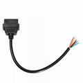 OBD2 16Pin 母头开口连接线 open 16pin female cable 1