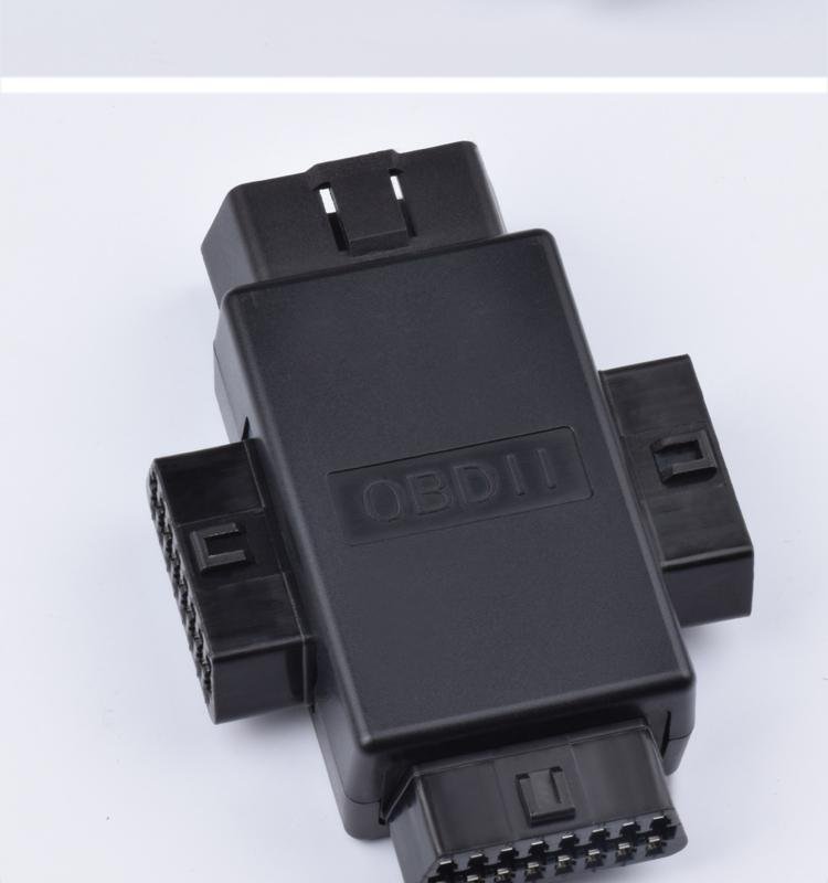 OBD2一分二转接器连接线汽车OBD延长线16芯分线器一分三16PIN插头 2