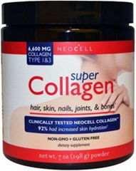 NEOCELL SUPER COLLAGEN Type 1&3 Powder Hair Skin Joints Bones Nails 7 oz / 198 g