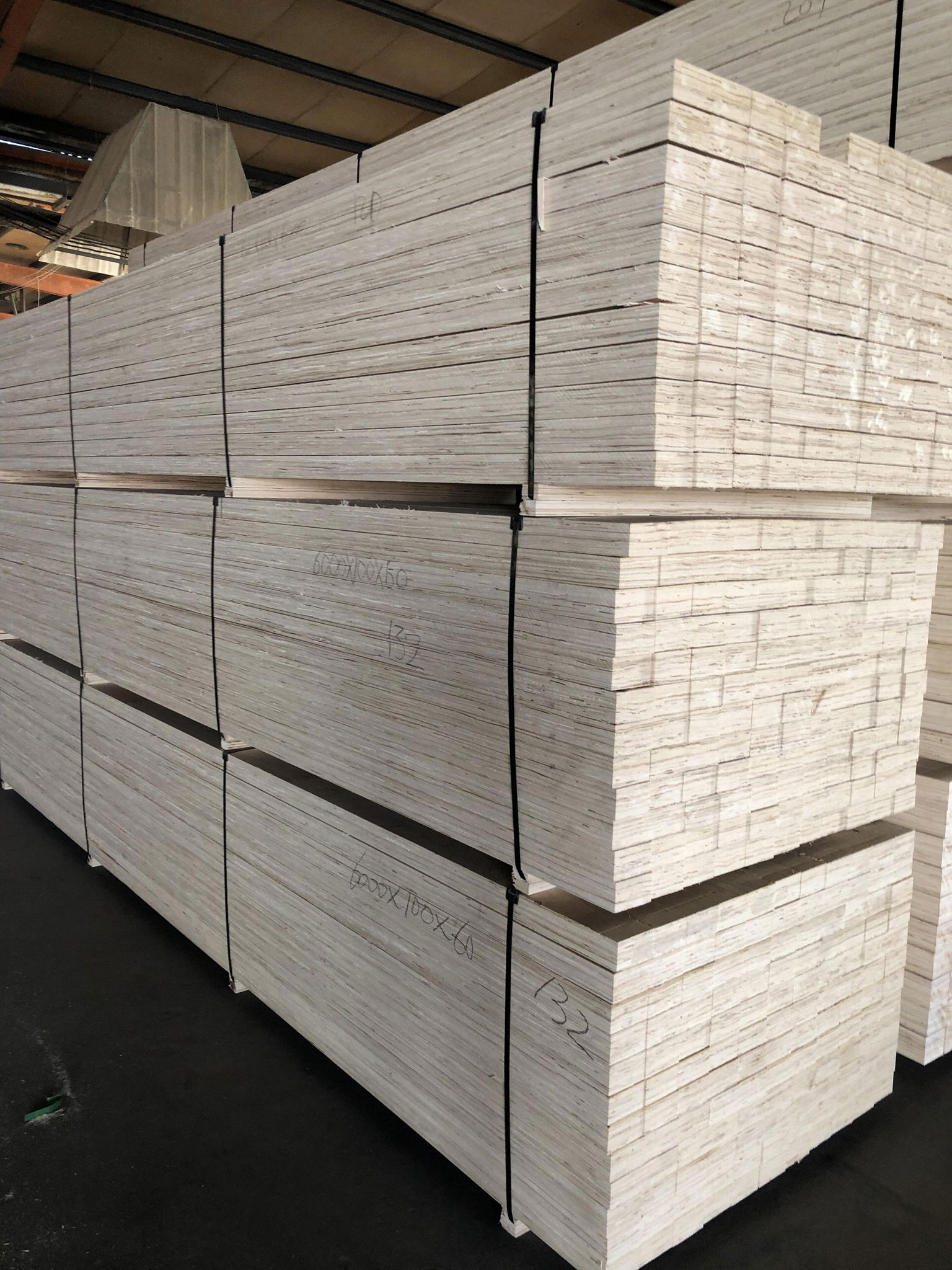 80mm Packing grade plywood LVL wood for sale online 3