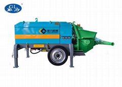 Wet shotcrete machine