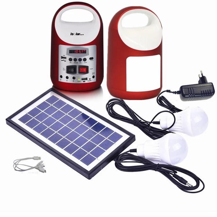 6V Home Solar Power System Generator with Bluetooth Speakers 4