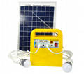 10W 12V solar power generator solar energy system FM MP3 all in one 2