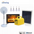 12V Portable Solar System Solar Powered Generator with Mobile Charging 2