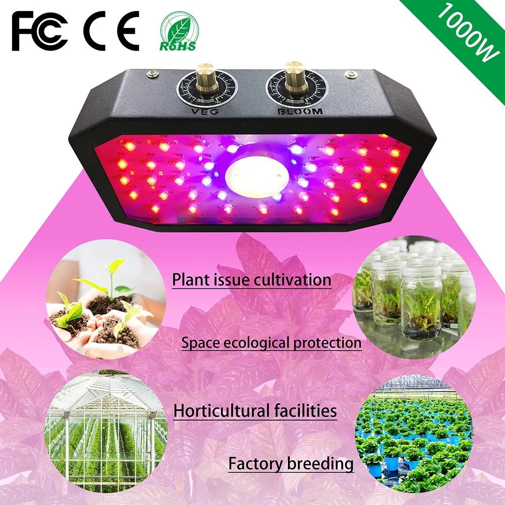 1000W Full Spectrum COB Indoor Hydroponics Plants Grow Lights lamp