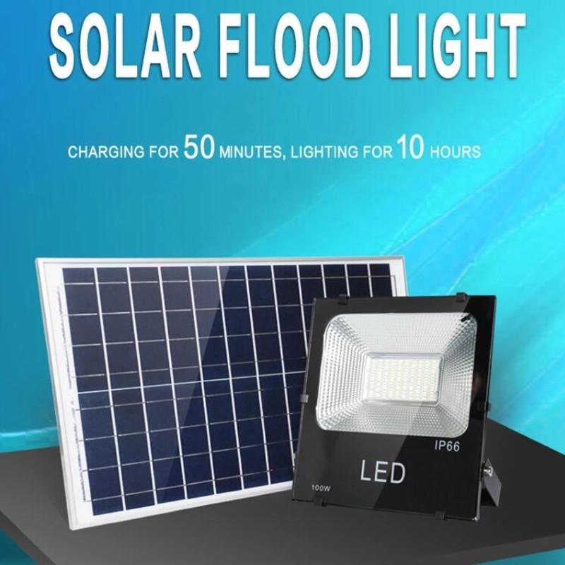 Portable LED Solar Flood Light 25W LED Flood Lamp Solar Street light 3