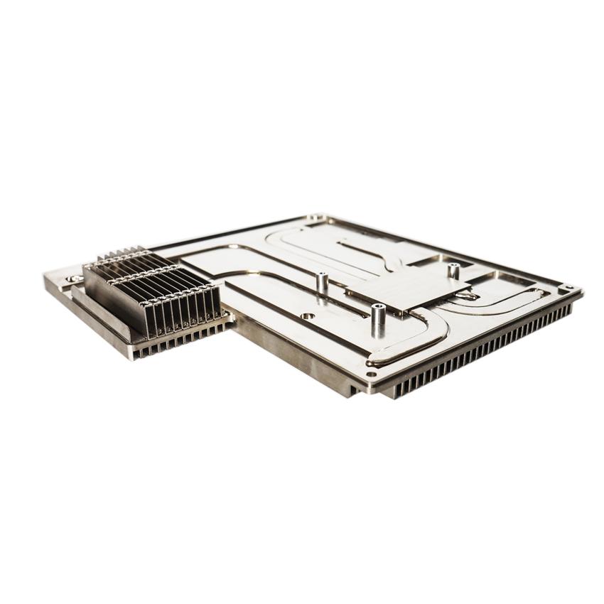 Custom Aluminum extrusion with heat pipes soldering heatinks 4