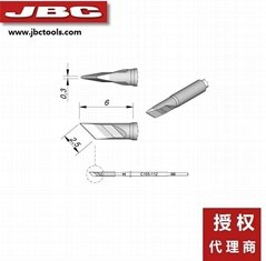 JBC 全新原裝進口納米工具專用烙鐵頭 C105系列刀形咀烙