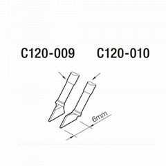 JBC全新原裝進口烙鐵頭 小鑷夾專用C120系列 特殊刀咀雙