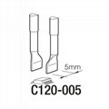 JBC全新原裝進口烙鐵頭 小鑷夾專用C120系列 特殊刀咀雙列烙鐵頭 2