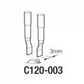 JBC全新原裝進口烙鐵頭 小鑷夾專用C120系列 特殊刀咀雙列烙鐵頭 3