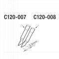 JBC全新原裝進口烙鐵頭 小鑷夾專用C120系列 特殊刀咀雙列烙鐵頭 4