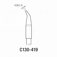 JBC全新原装进口烙铁头 送锡枪专用C130-404系列 弯型烙铁头