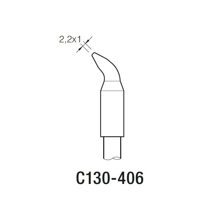 JBC全新原裝進口烙鐵頭 送錫槍專用C130-404系列 彎型烙鐵頭 2