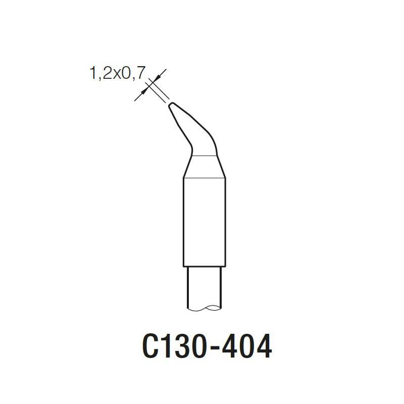 JBC全新原裝進口烙鐵頭 送錫槍專用C130-404系列 彎型烙鐵頭 3