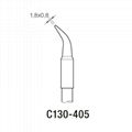 JBC全新原裝進口烙鐵頭 送錫槍專用C130-404系列 彎型烙鐵頭 5