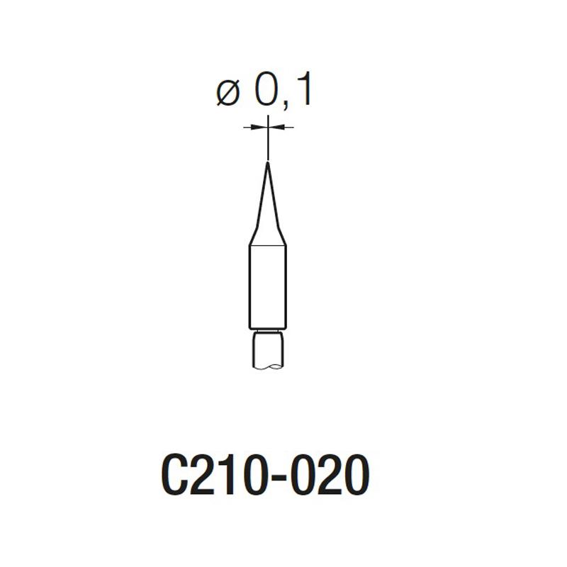 JBC全新原装精密型C210烙铁头210-020 001 009 013 圆锥形烙铁头