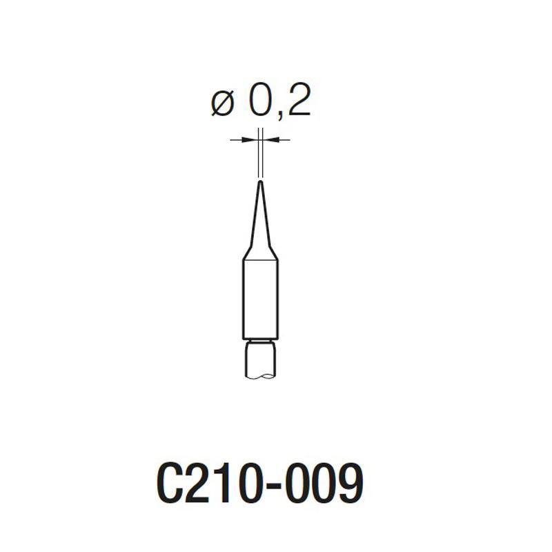 JBC全新原裝精密型C210烙鐵頭210-020 001 009 013 圓錐形烙鐵頭 2