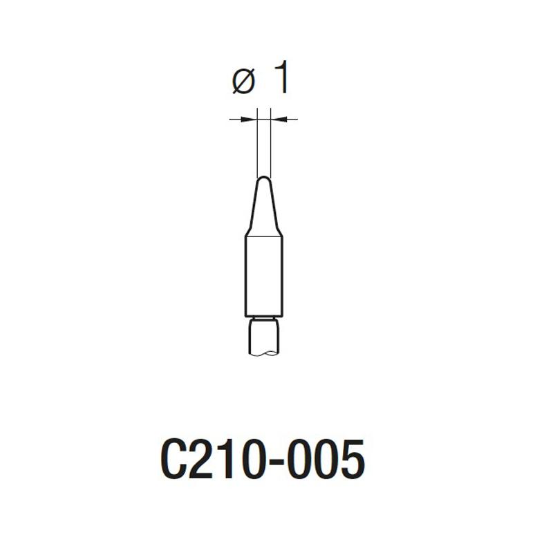 JBC全新原裝精密型C210烙鐵頭210-020 001 009 013 圓錐形烙鐵頭 4