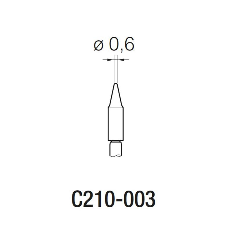 JBC全新原裝精密型C210烙鐵頭210-020 001 009 013 圓錐形烙鐵頭 5