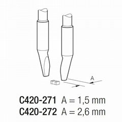 JBC全新原裝導熱鑷夾專用專用C420系列285烙鐵頭 芯片/雙列烙鐵頭