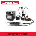 JBC原装DDVE-2QC双工具返修工作站带气泵双工位焊接吸锡工作台套件 2