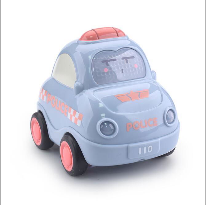 2019 Inertil toy car good quality hand push Friction Toy Police  Vehic for kids 