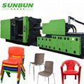 Sunbun 1000T Central locking structure plastic Chair injection molding machine 2